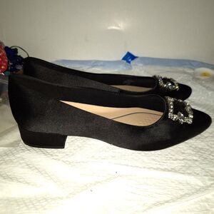 Easy-Spirit Women's Dress Shoes Low Heels Rhinestones Evening Office Siren 10W